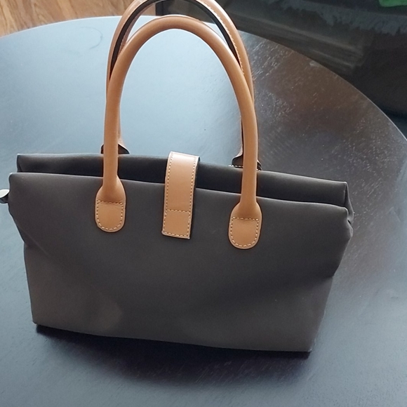 La Bagagerie Leather Trim Satchel - Picture 3 of 6